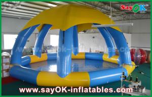 Wholesale PVC DIA 5m Summer Inflatable Sports Games Inflatable Swimming Pool With Roof Cover from china suppliers