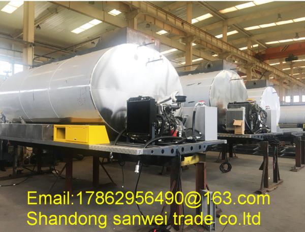 8000 Liter Asphalt Construction Equipment Bitumen Distributor Truck With 6000mm