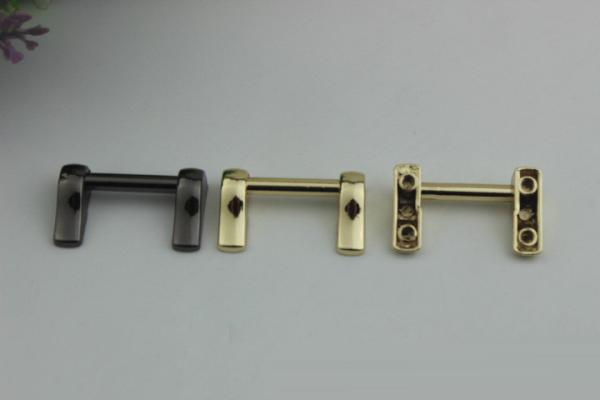 Fashion bag light gold color zinc alloy metal fitting 20 mm arch bridge for