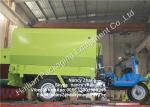 Small Scale Dairy Farm TMR Mixer Vertical Silage Tricycle Spreader