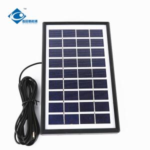 Wholesale 9V Waterproof Solar Panel Charger 3W Trickle Charging Solar Panel Battery Charger ZW-3W-9V-1 from china suppliers