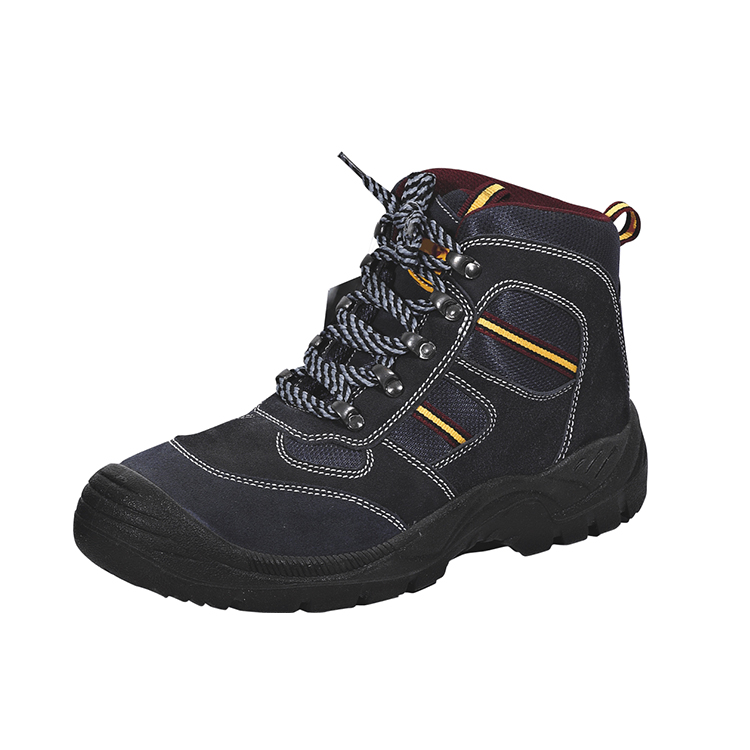 CE Certified High Heel Safety Shoes Made of Suede Leather for Industrial Workers