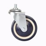 PU Tread 4 Inch Caster Wheel 100mm Shopping Trolley Castors