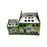 Customized Recycled Materials Rigid PET Transport Packaging Box Eco Friendly