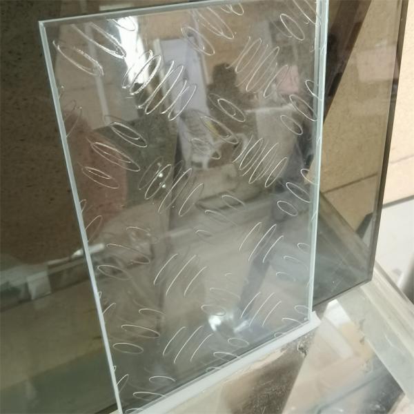 Laminated Anti-slip Glass Walkable Skylights And Flooring Glass For Bridges,