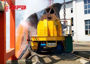 Wholesale Rails Mounted Ladle Handing Slag Pot Transfer Car from china suppliers