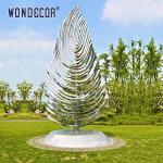 Customized Stereoscopic Stainless Steel Tree Sculpture Garden Decoration