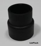 6063 T5 aluminum alloy Tube Accessories External Protective Raised Plastic Cover