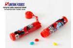OEM Novelty Candy Toys Nun Chucks Container with Assorted Fruit Jelly Bean