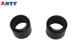 PE Industrial Plastic Injection Molding Black Cap Tube From 1+1 Family Tool