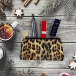 Multifunctional Leopard PVC Cosmetic Organizer Bag