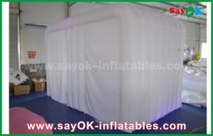 Wholesale Inflatable Party Tent Giant White 4mL Oxford Cloth Inflatable Photo Booth Tent With LED Light from china suppliers