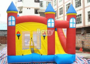 Wholesale 0.55mm PVC Tarpaulin Inflatable Bouncer Slide Fire Resistant from china suppliers
