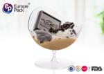 Special Shape Disposable Plastic Dessert Cup 50Ml Clear Plastic Dessert
