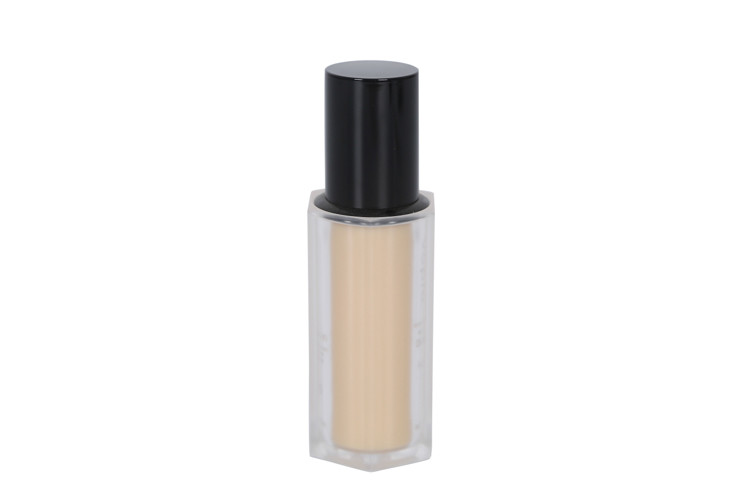 High Luxury Bright Polygonal Cosmetic Pump Bottle Acrylic 30ml