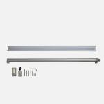 TAKY White Color 30-80kg Frameless Glass Sliding Door Closer for Customer