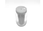 Silver Stainless Steel Cold Brew Mason Jar Filter Kit 2 Cups
