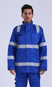 Wholesale IEC61482 Flame Retardant Jacket , 350gsm Electrical Safety Suit from china suppliers