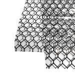 Transparent ESD Grid Cleanroom Door Partition Curtain