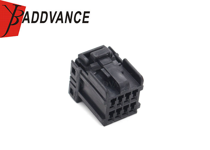 TE AMP 8 Pin Black Female Unsealed Electrical Plastic Connector