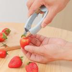 Kitchen Stainless Steel Strawberry Potato Pineapple Tomato Huller Stem Remover