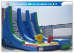 OEM Island Theme Inflatable Water Slides For Teenagers In Graden / Park /