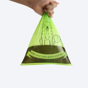 Wholesale Dog Cat Green Custom Poop Bag Pet Waste Litter Poo Bags with Dispenser from china suppliers