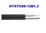 Outdoor GYXTC8S 12G652D Fiber Optic Armoured Cable OS2 Self Supporting Erial
