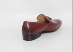 Tassel Low Heel Wedding Shoes Loafers Style Bullock Round Toe Handmade Oxford