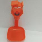 Orange Poultry Nipple Cup Chicken Water Dispenser Nipple Plastic ABS