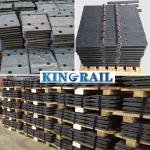 Casting Rail Tie Plate Rail Shoulder Railway Track Plate Applicable Of Rail