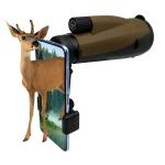 Wristband Equipped 12x60 High Power Monocular Telescope FMC BAK4 Prism