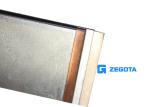 Perfect Surface Copper Clad Stainless Steel Sheets , Copper Fully Clad By