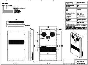 Wholesale 48VDC 325W/K Enclosure Heat Exchanger with RS485 MODBUS RTU from china suppliers