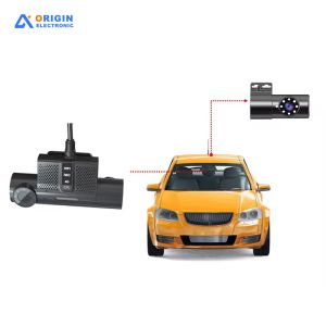 Wholesale Mini 3CH Car Camera Recorder With Built-in 4G &amp; GPS Supports TTS Voice Broadcast &amp; Emergency Snapshots from china suppliers