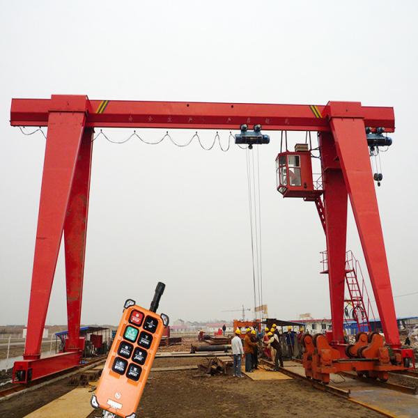 20t Lifting Remote Single Beam Gantry Crane With Electric Hoist For Outdoor
