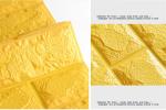 Anti static 770*700mm 3d brick wall foam stickers / pe foam wall panels