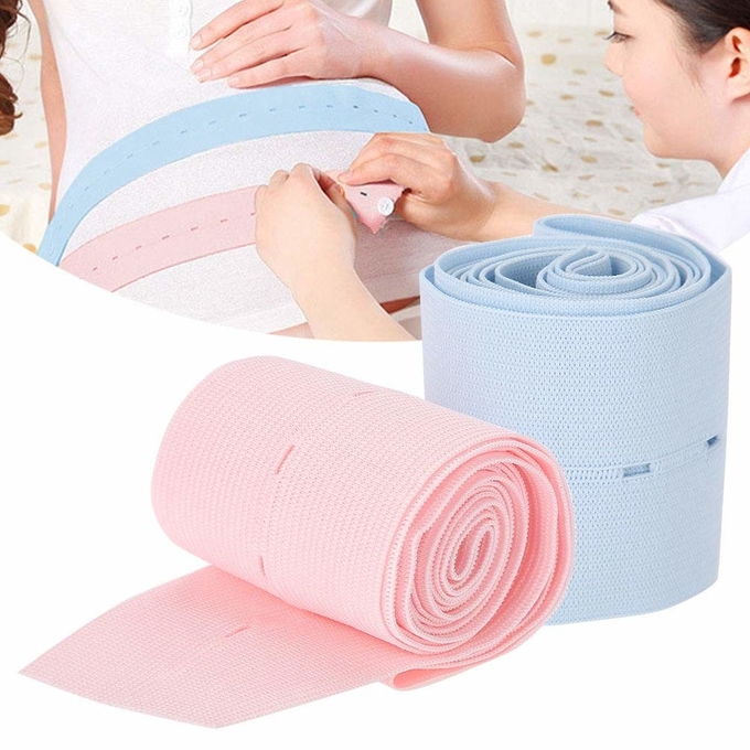 CE certificated ISO M2208A Disposable CTG Belt With Buttonhole / Fetal Monitor Belt with 60mm Width 0