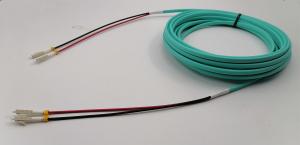 Wholesale OM3/OM4 Multimode Flat Twin Ruggedised LC–LC Duplex Fiber Optic Patch Leads from china suppliers