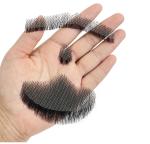 Full hand-woven fake beards, seamless men's fake mustaches, human hair-like fake