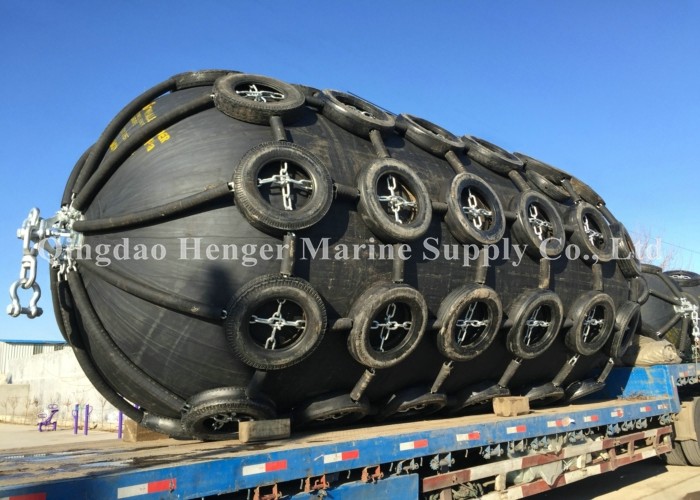 80 Kpa Yokohama Dock Rubber Fender With EVA Foam Filled