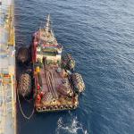 Used For Cargo Ship With Air Filled Rubber Ship Fender / Marine Rubber Fender