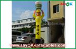 Inflatable Wacky Waving Tube Man Yellow Inflatable Air Dancer Cooker For