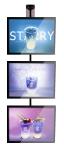 Edgelit Backlit Magnetic Light Box Single Sided Rectangle Shape