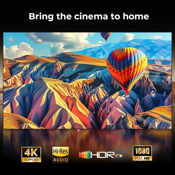 White Dust Free projector 1080P Smart Projector 4k With Netflix