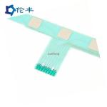 Round Capacitive Membrane Keypad PET Circuit 3M467 Adhesive Tactile Dome Button