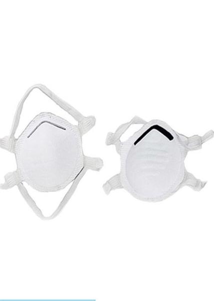 FFP1 Latex Free Non Woven Medical Mask Hypoallergenic Glassfiber Free White