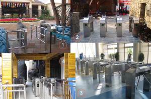 Wholesale Stainless steel full automatical ticket machine barcode tripod turnstile for Spanish canime from china suppliers