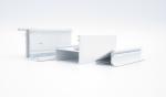 6000 Series Casement Window Profiles Rectangular Aluminium Extrusion