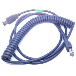 Wholesale 23ft Coiled USB Barcode Scanner Cable for Symbol LS2208 from china suppliers